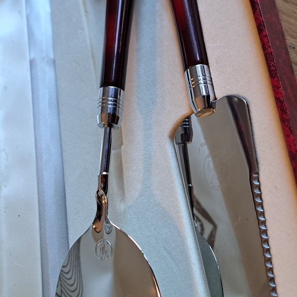 Vintage Glo hill cake cutting set - Picture 5 of 7